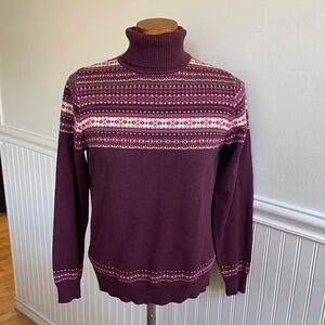 Hallmark Christmas Turtleneck Fair Isle Sweater-A Very Vermont Christmas